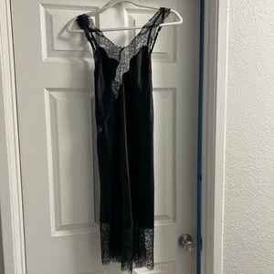 Victoria's Secret Black Lace Slip